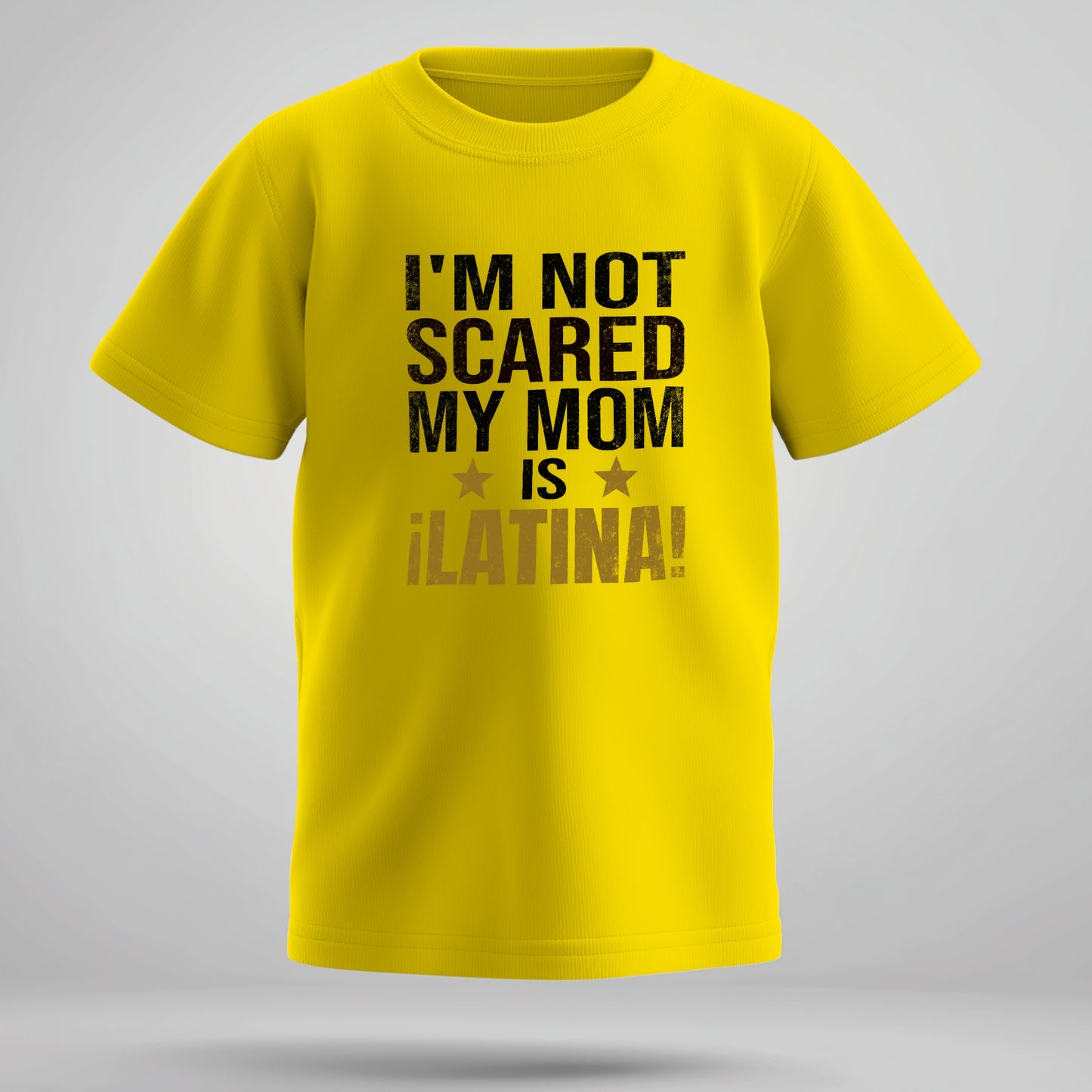 Latina Pride Kids Tee – “I’m Not Scared, My Mom is Latina” (Design A)