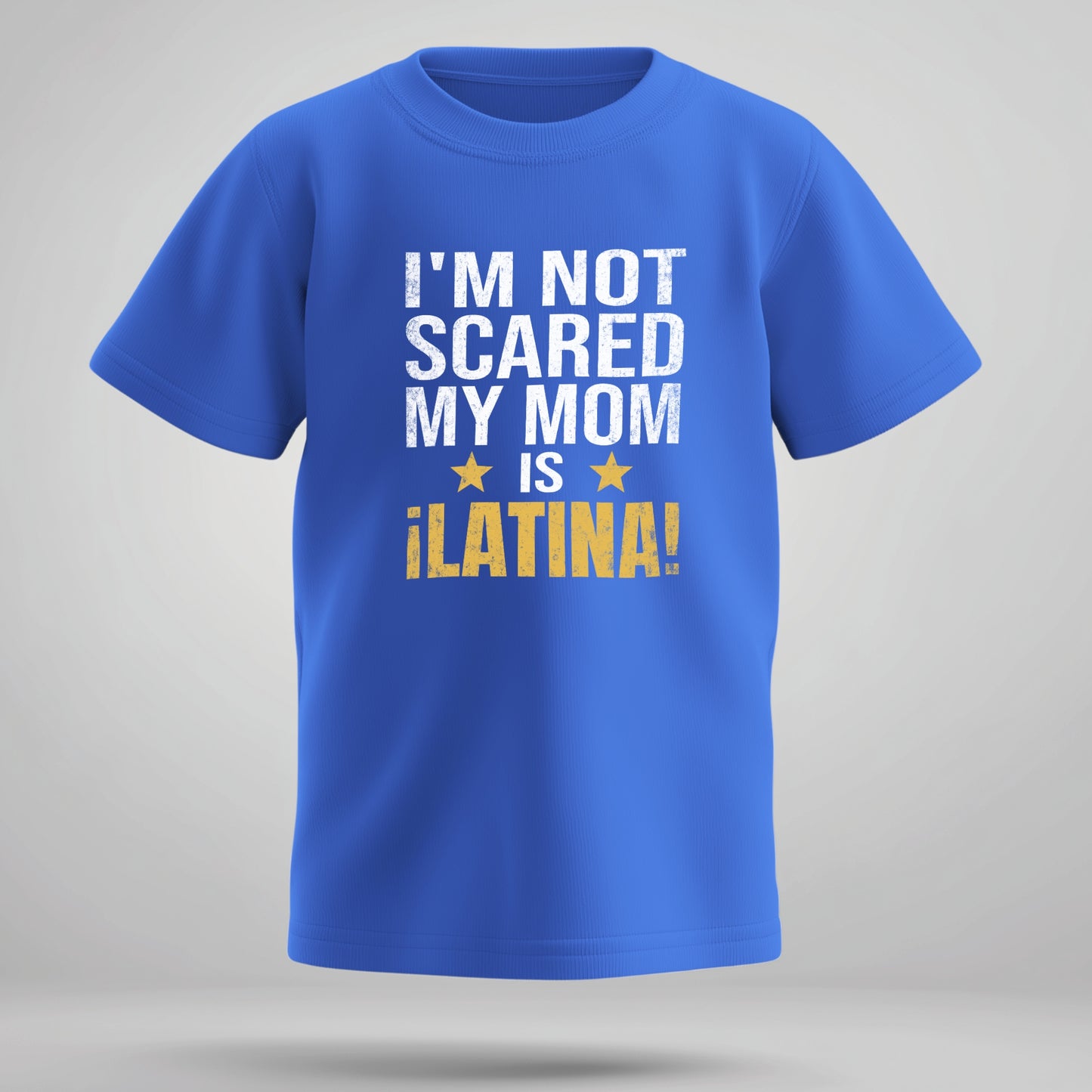 Latina Pride Kids Tee – “I’m Not Scared, My Mom is Latina” (Design A)